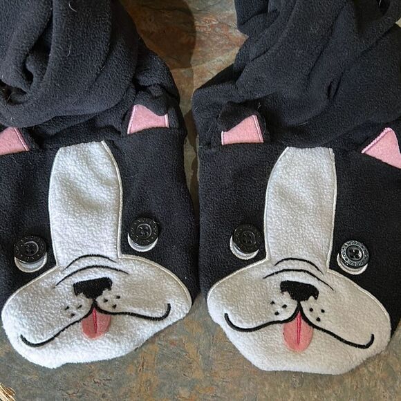 Nick & Nora Black Onesie Small Boston Terrier Full Zip - Picture 5 of 8